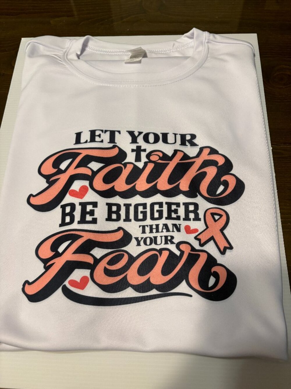 Women's T-shirt A4 apparel  Cancer Awareness (L)
